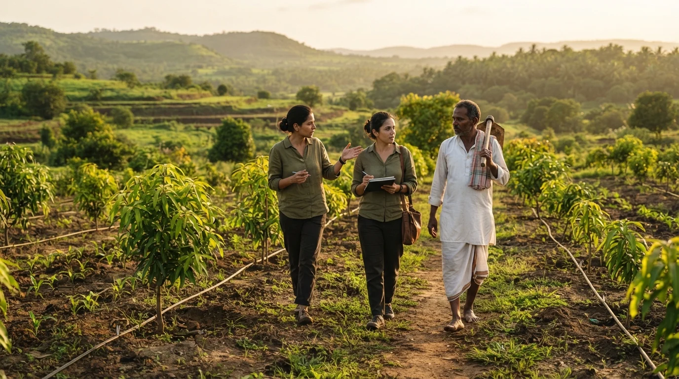 ETOR Group planners reviewing the land